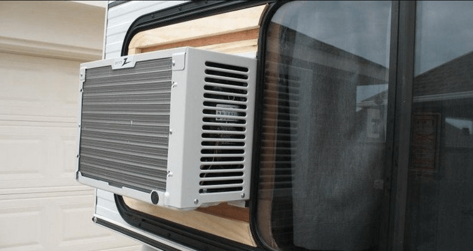 does travel trailer ac run on propane