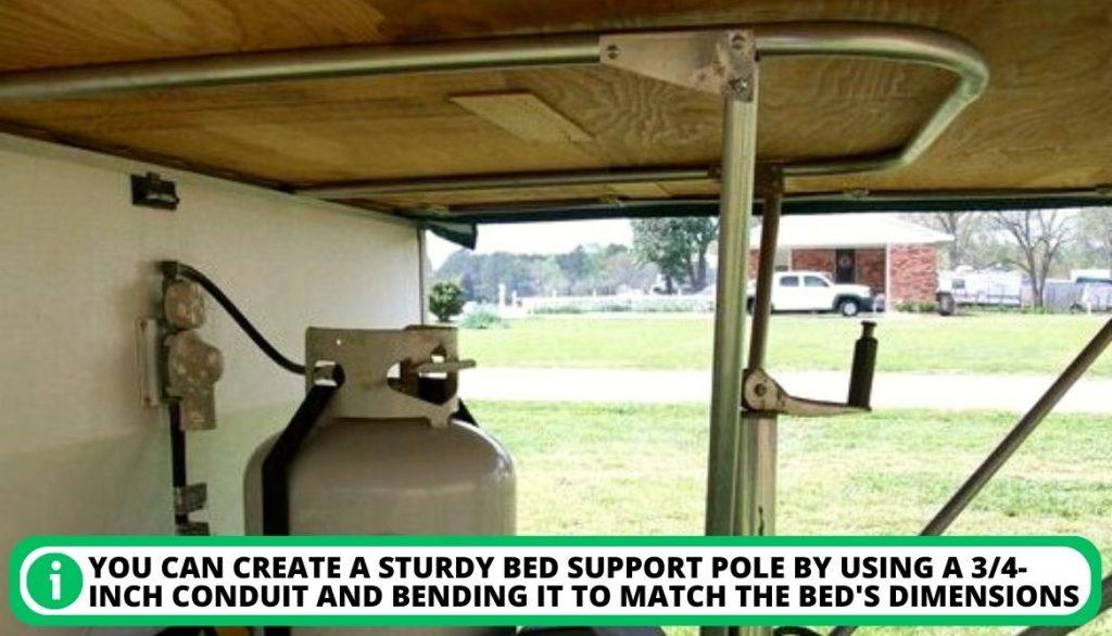 Pop up camper 2025 bed support bars