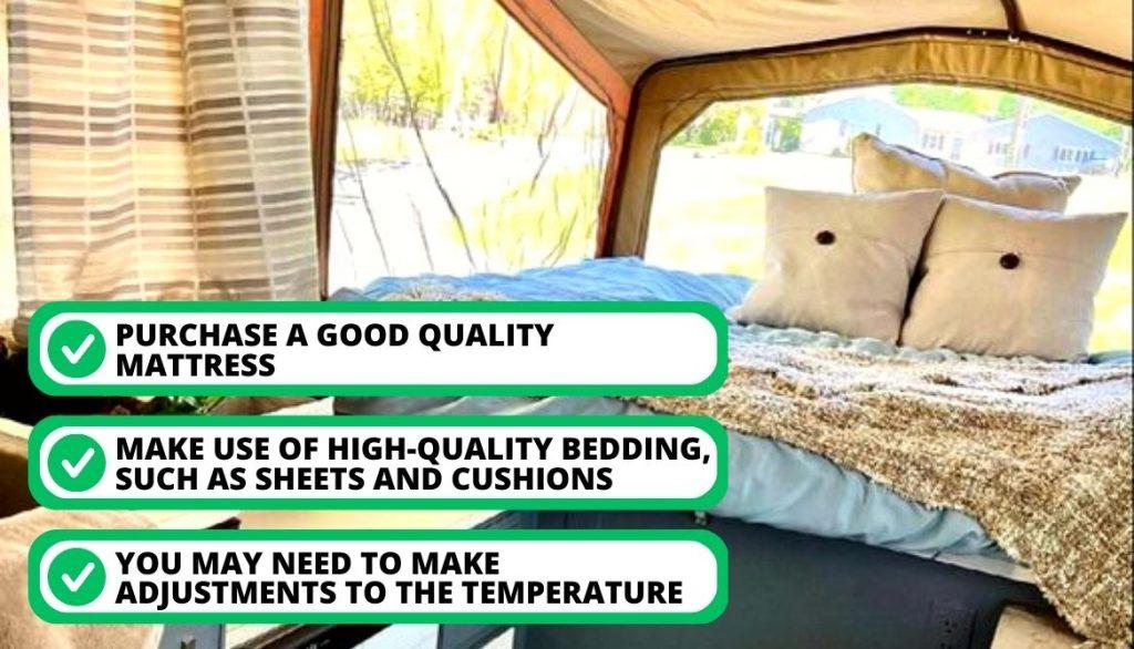 Pop up camper bed store sheets