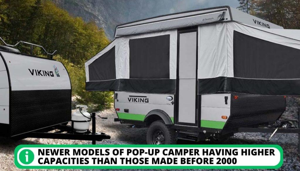 Pop up camper bed support outlet bars