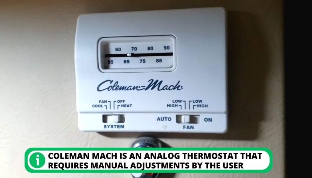 coleman mach thermostat problem solving