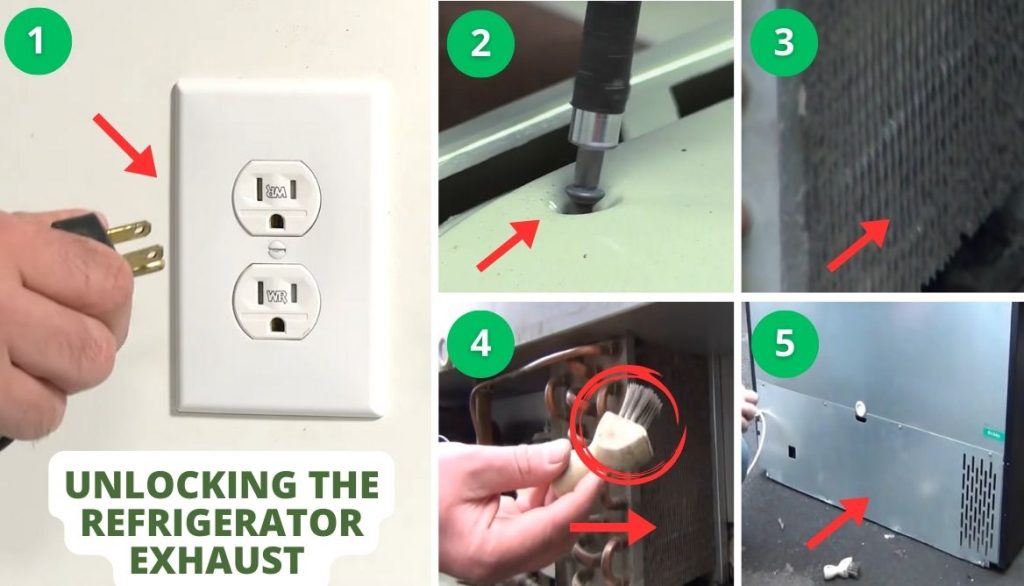 travel trailer fridge cooling